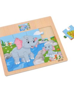 Educational Wooden Puzzles for Kids - Made Minimal